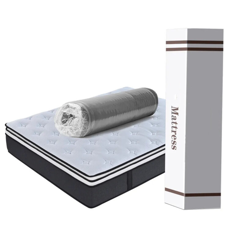 How long can a rolled-up mattress be stored?